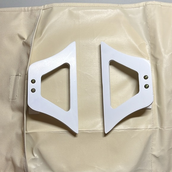 Wooden canvas tray table for sofa arm - Picture 5 of 6